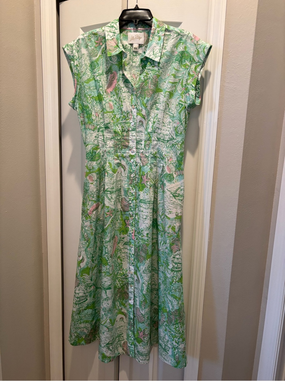 Lilly Pulitzer Tonya Shirtdress in Ship to Shore pattern - Picture 5 of 10